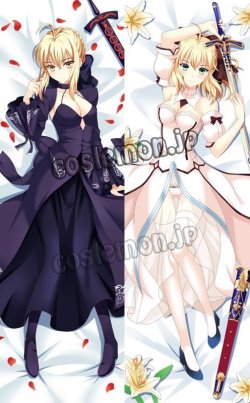 画像1: Fate/stay night フェイト・ステイナイト ダルク セイバー アルトリア・ペンドラゴン風 オルタ ドレスVer. ●等身大 抱き枕カバー