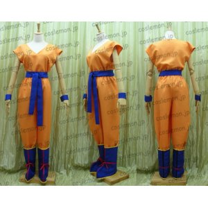 画像: 特売★ ドラゴンボールZ 孫悟空風 超サイヤ人 オレンジ ●コスプレ衣装