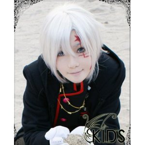 画像: 格安 D.Gray-man　公式ファンブック 灰色ノ聖櫃 アレン風 ウィッグ