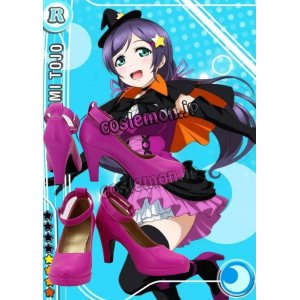 画像: ラブライブ! LoveLive! 東條希風 ハロウィン コスプレ靴 ブーツ