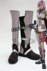 画像: ファイナルファンタジーXIII FF13 ライトニング風 コスプレ靴 ブーツ 