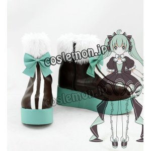 画像: VOCALOID ボーカロイド 初音ミク MIKU風 コスプレ靴 ブーツ