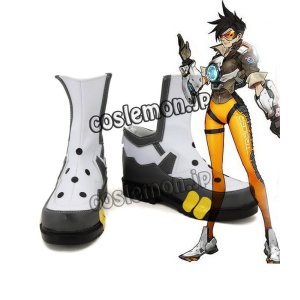 画像: Overwatch オーバーウォッチ トレーサー Tracer/レナ・オクストン風 Lena Oxton コスプレ靴 ブーツ