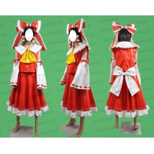 画像: 東方Project 博麗霊夢風 はくれいれいむ エナメル製 ●コスプレ衣装