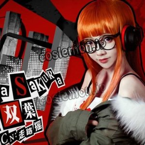 画像: ペルソナ5 PERSONA5 佐倉双葉風 ナビ さくらふたば コスプレウィッグ