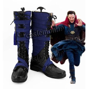 画像: Doctor Strange Dr.ストレンジ ドクター・ストレンジ風 戦闘服 コスプレ靴 ブーツ