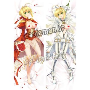 画像: Fate/Grand Order フェイト・グランドオーダー 赤セイバー ネロ・クラウディウス風 ブライド ●等身大 抱き枕カバー