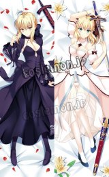 画像: Fate/stay night フェイト・ステイナイト ダルク セイバー アルトリア・ペンドラゴン風 オルタ ドレスVer. ●等身大 抱き枕カバー