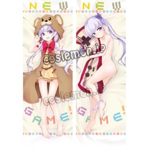 画像: NEW GAME! ニューゲーム! 涼風青葉風 すずかぜあおば クマさん寝袋 02 ●等身大 抱き枕カバー