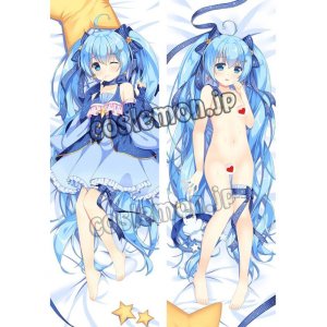 画像: VOCALOID ボーカロイド 初音ミク 雪ミク風 SNOW MIKU 2017 ●等身大 抱き枕カバー