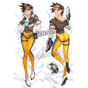 画像: オーバーウォッチ Overwatch トレーサー Tracer レナ・オクストン風 Lena Oxton ●等身大 抱き枕カバー