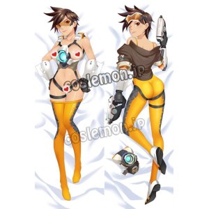 画像: オーバーウォッチ Overwatch トレーサー Tracer レナ・オクストン風 Lena Oxton 02 ●等身大 抱き枕カバー