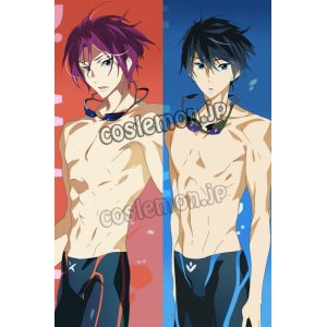 画像: Free! フリー 松岡凛&七瀬遙風 ●等身大 抱き枕カバー