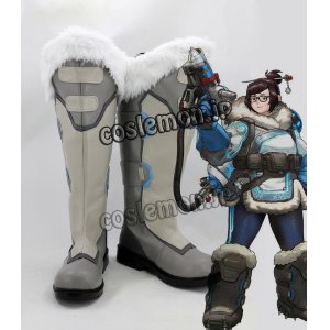 画像: オーバーウォッチ Overwatch Mei メイ＝リン・チョウ風 コスプレ靴 ブーツ