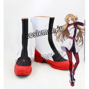 画像: ソードアート・オンライン 劇場版 アスナ風 Asuna コスプレ靴 ブーツ