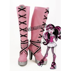 画像: モンスター・ハイ Monster High ドラキュローラ風 Draculaura コスプレ靴 ブーツ