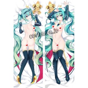 画像: VOCALOID ボーカロイド 初音ミク風 レーシングミク RACING MIKU 2018 02 ●等身大 抱き枕カバー